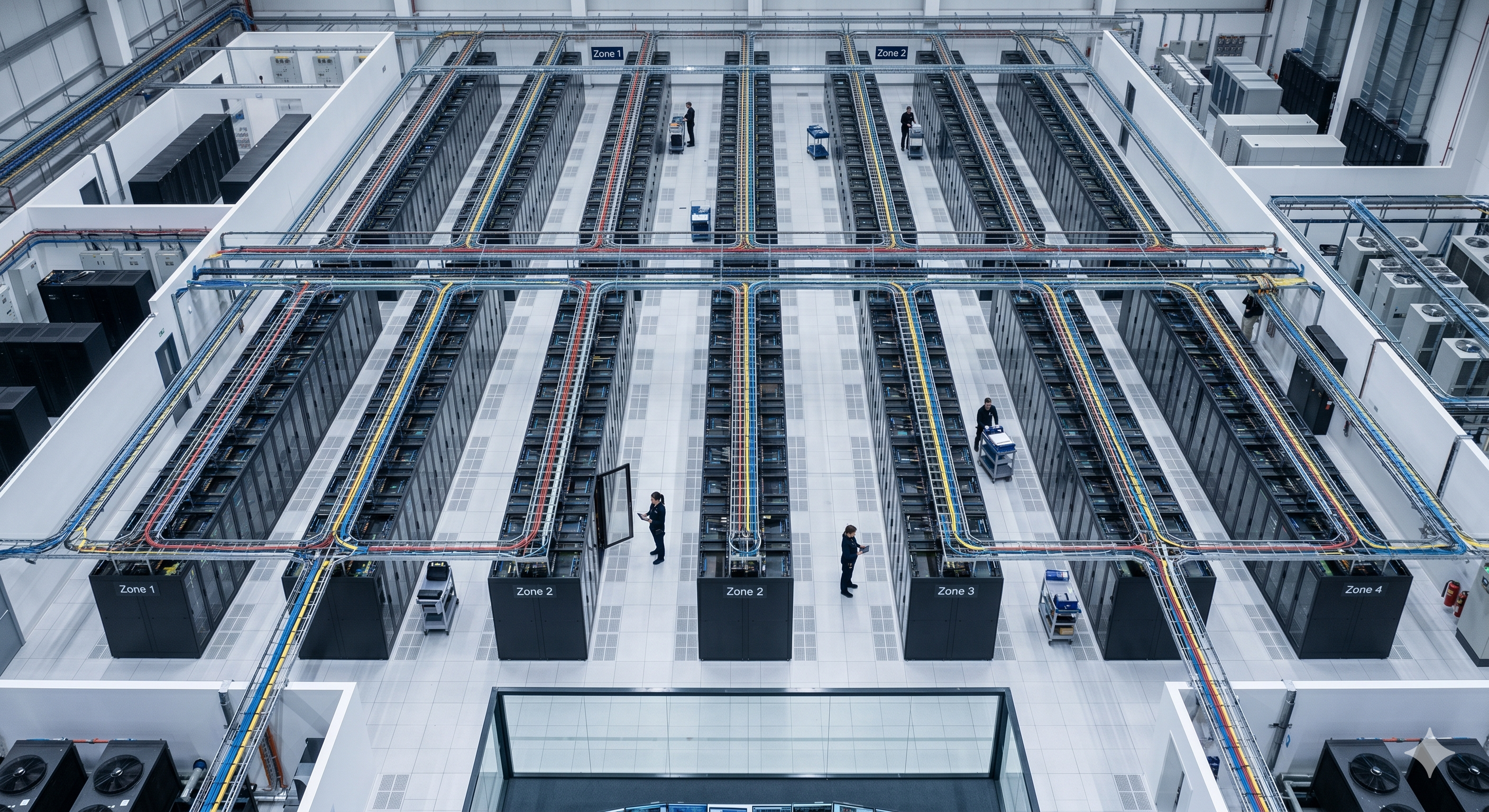 Vista aérea data center